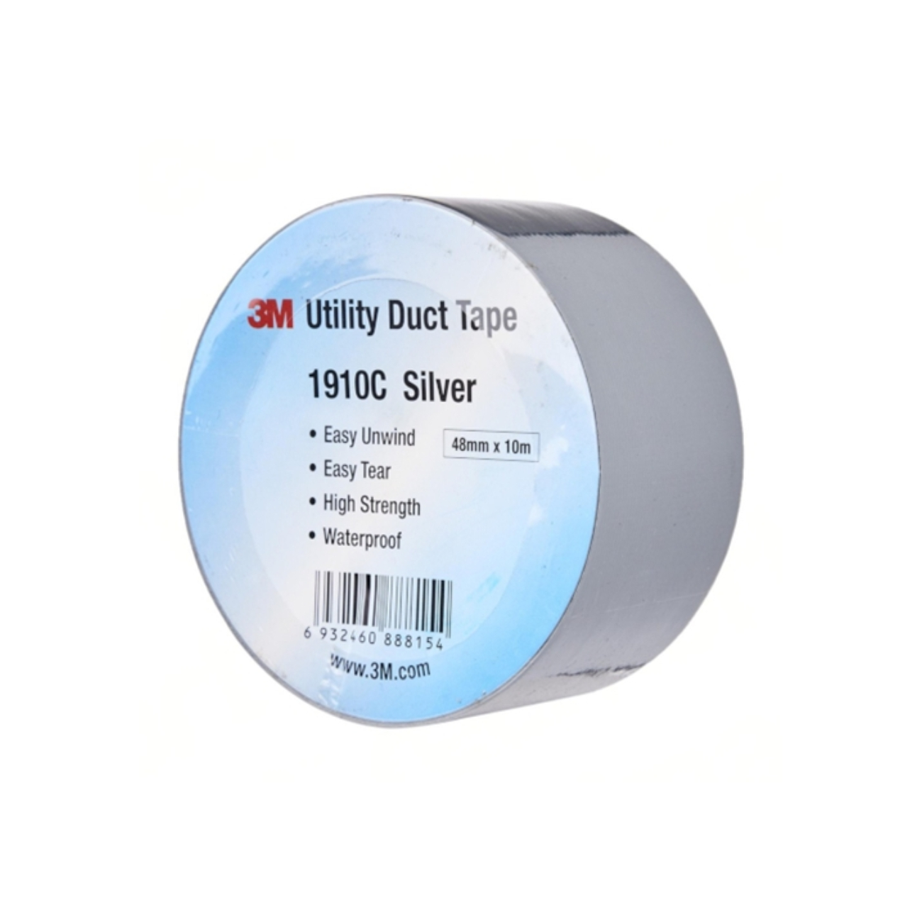 SKI - สกี จำหน่ายสินค้าหลากหลาย และคุณภาพดี | 3M #7012812754 เทปผ้าอเนกประสงค์ #1910C สีเงิน ขนาด 48 มม x 10 ม (72 ม้วน/กล่อง) XT002088190