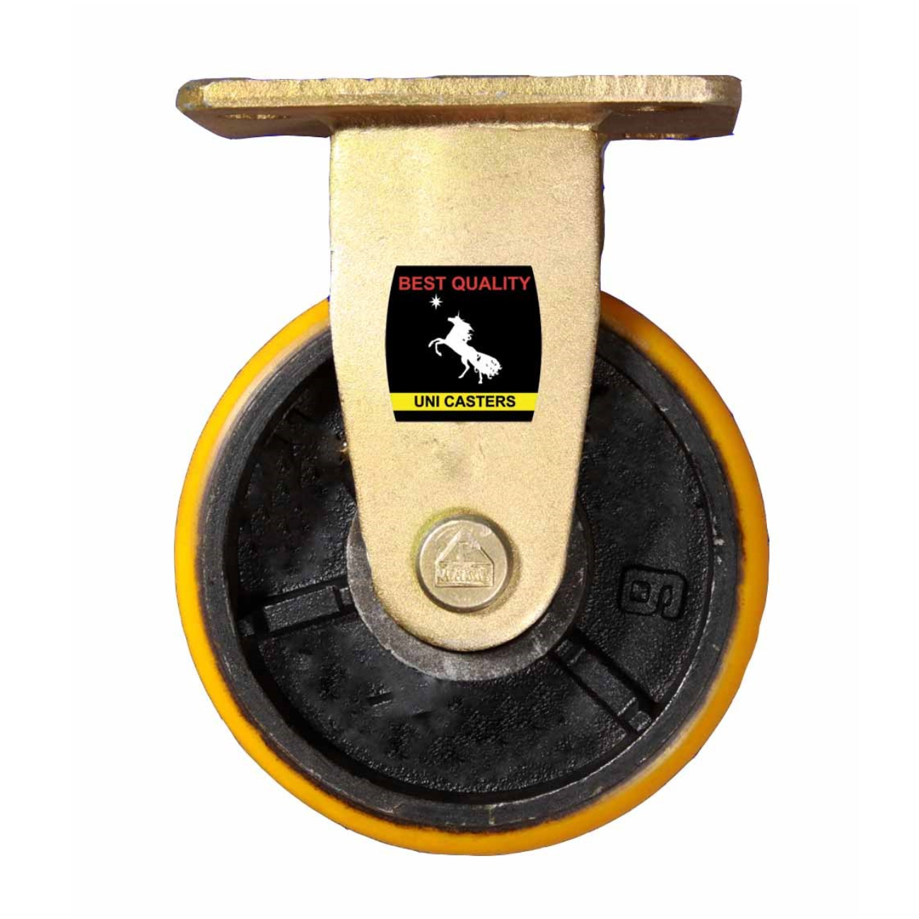 SKI - สกี จำหน่ายสินค้าหลากหลาย และคุณภาพดี | UNI Caster ล้อยูรีเทนตาย รุ่นงานหนัก โครงเหล็ก หนา 8 มิล 4นิ้ว