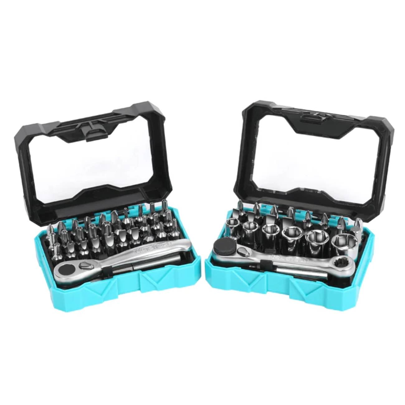 SKI - สกี จำหน่ายสินค้าหลากหลาย และคุณภาพดี | Duratech DT404028 ชุดไมโครไดรเวอร์ ประแจวงล้อ 1/4นิ้ว และดอกไขควง 56 ชิ้น