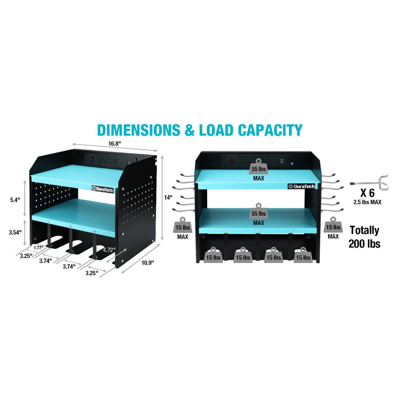 SKI - สกี จำหน่ายสินค้าหลากหลาย และคุณภาพดี | Duratech DT105100 อุปกรณ์จัดเก็บเครื่องมือไฟฟ้า