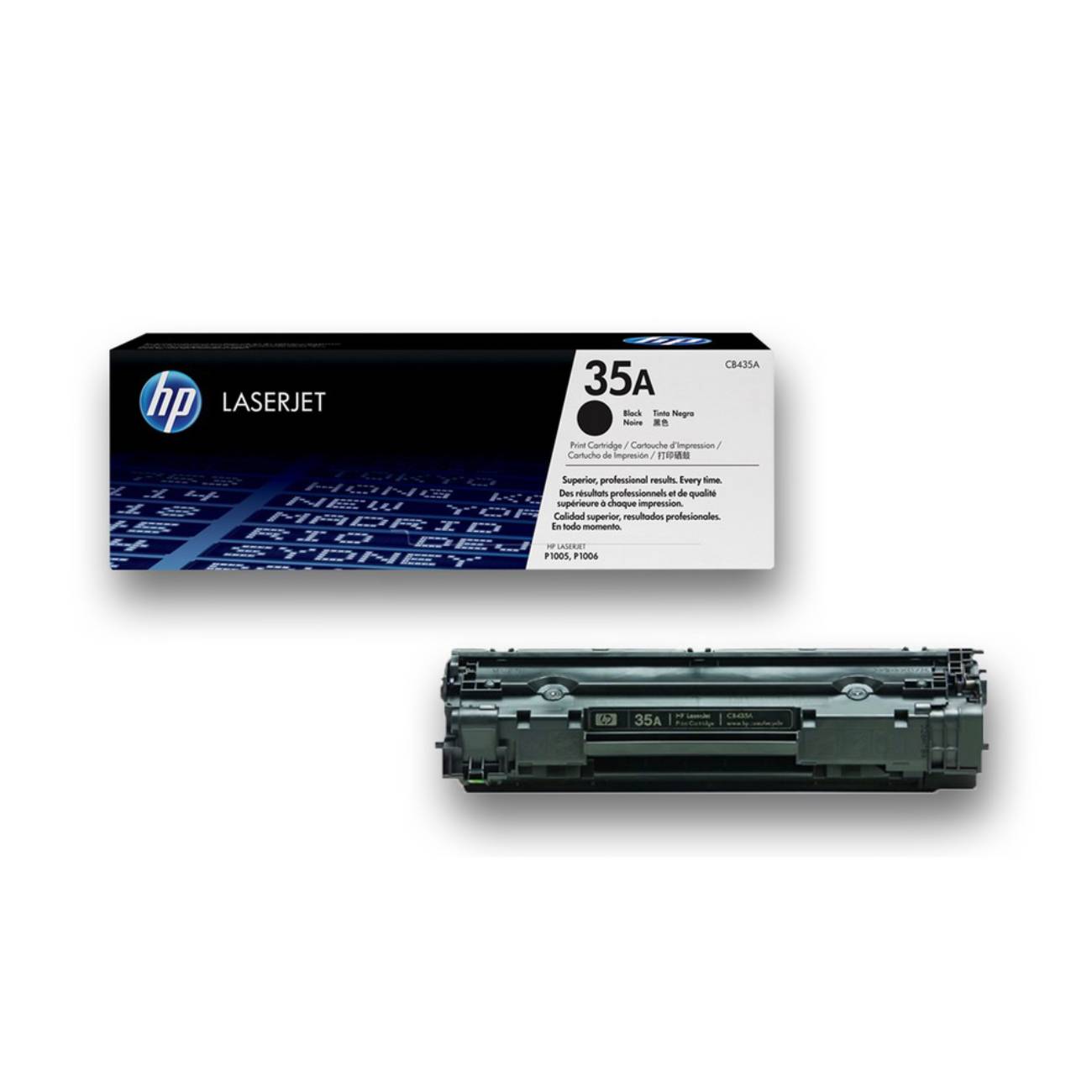 HP HPI-CB435A ตลับหมึก สี Black