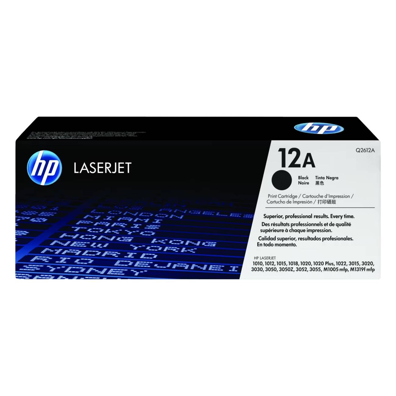 HP HPI-Q2612A ตลับหมึก สี Black  ใช้สำหรับ 1020