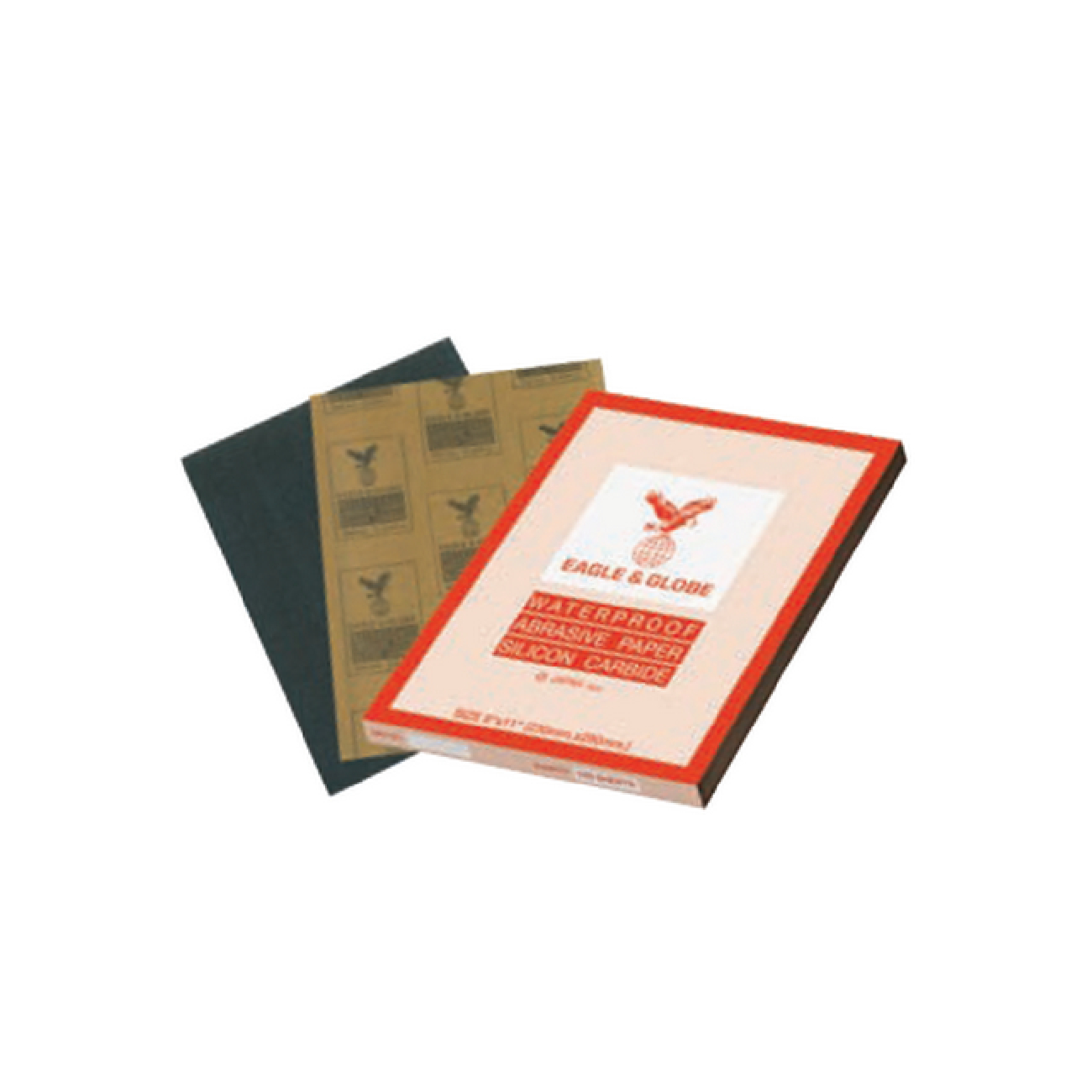 SKI - สกี จำหน่ายสินค้าหลากหลาย และคุณภาพดี | EAGLE & GLOBE กระดาษทรายน้ำ # 320 (100แผ่น/แพ็ค)