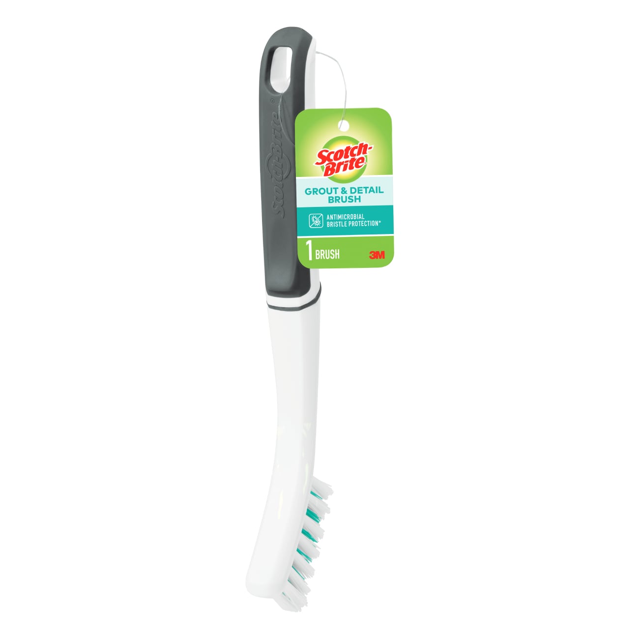 SKI - สกี จำหน่ายสินค้าหลากหลาย และคุณภาพดี | 3M สก๊อตช์ไบรต์ #7100183443 511P-แปรงขัดกระเบื้องและร่องยาแนว รุ่นแอนตี้แบคทีเรีย (6ชิ้น/กล่อง) #70007015244