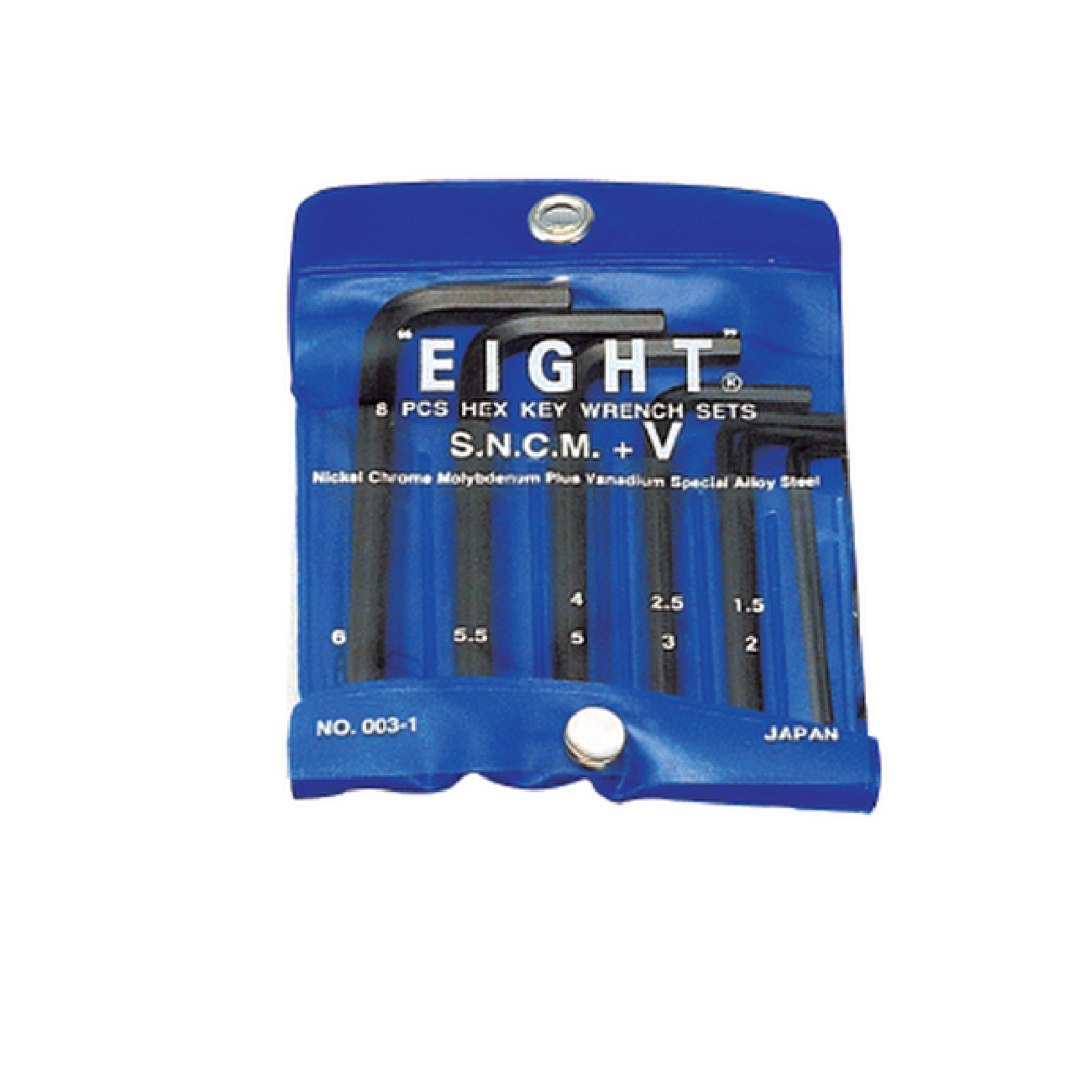 SKI - สกี จำหน่ายสินค้าหลากหลาย และคุณภาพดี | EIGHT หกเหลี่ยมสั้นสีดำชุดแผง 10 ตัว 1/16นิ้ว-1/2นิ้ว