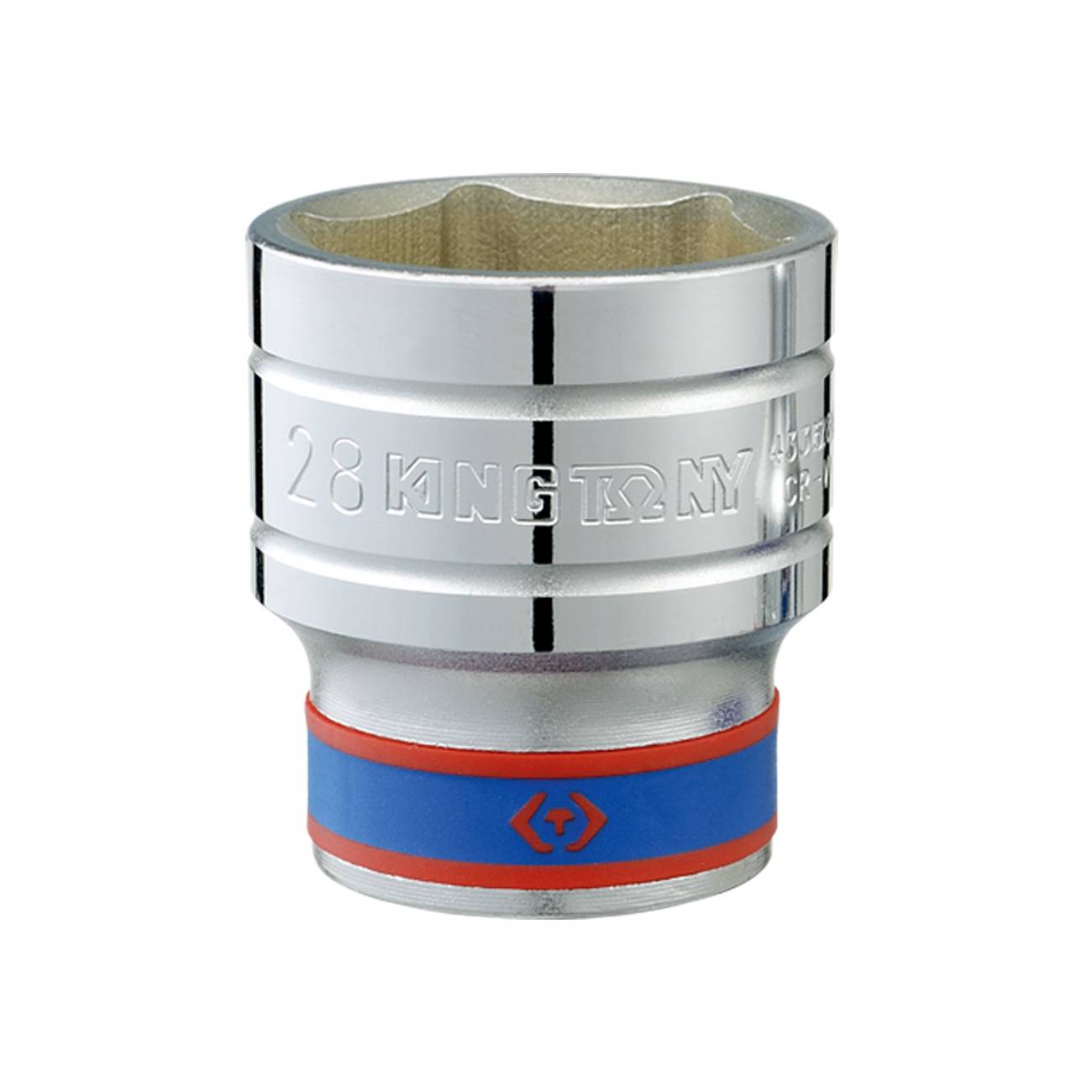 SKI - สกี จำหน่ายสินค้าหลากหลาย และคุณภาพดี | KINGTONY 433534M ลูกบ๊อกสั้นขาว รู 1/2นิ้ว-6P 34mm (433534M)