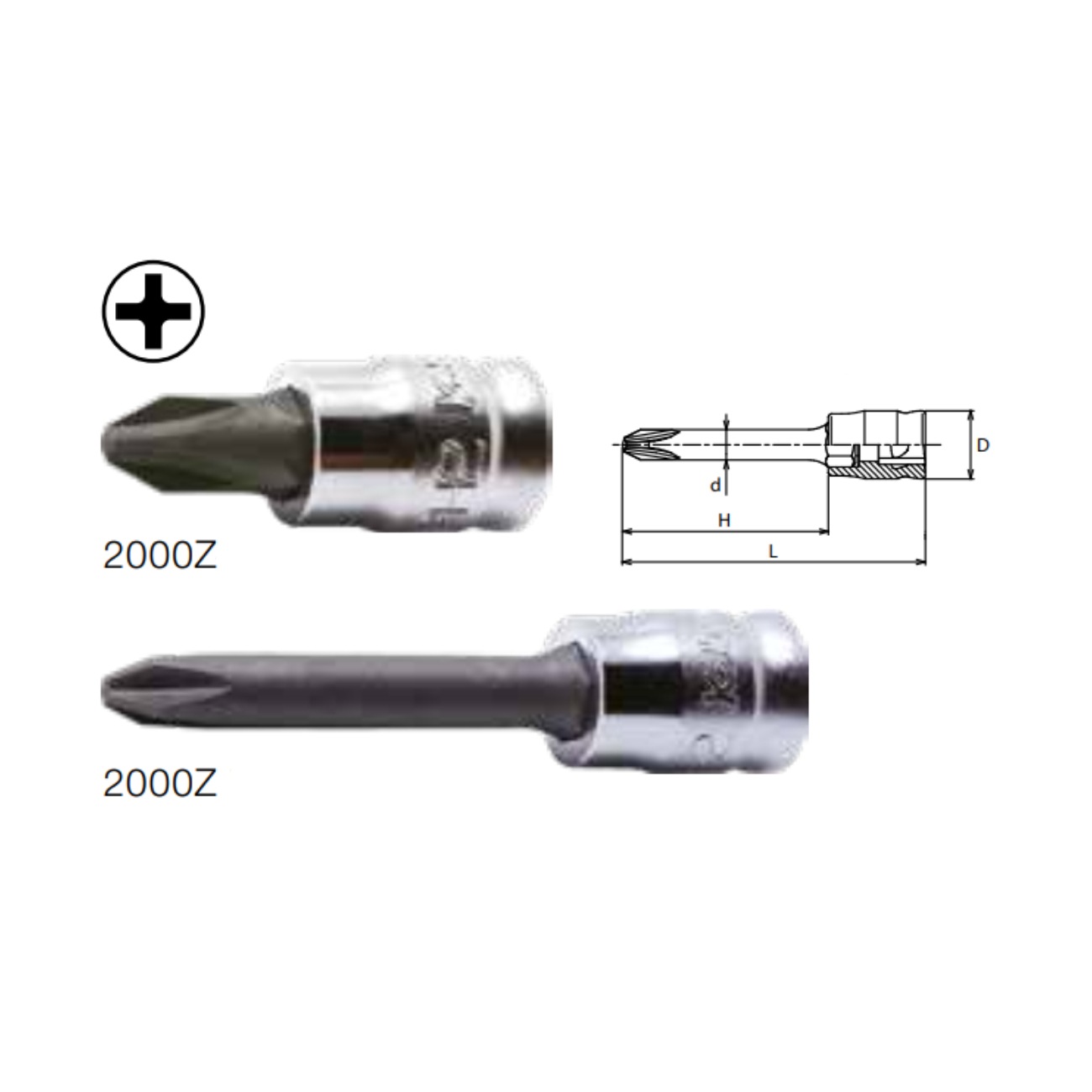 SKI - สกี จำหน่ายสินค้าหลากหลาย และคุณภาพดี | KOKEN 2000Z บ๊อกซ์เดือยโผล่ ปากแฉก รุ่นแชด ขนาด 1/4นิ้ว (2xL50mm)