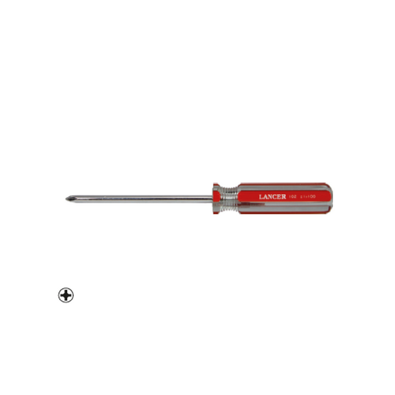 SKI - สกี จำหน่ายสินค้าหลากหลาย และคุณภาพดี | LANCER LC107 ไขควงปากแฉก #2x10นิ้วx6mm.