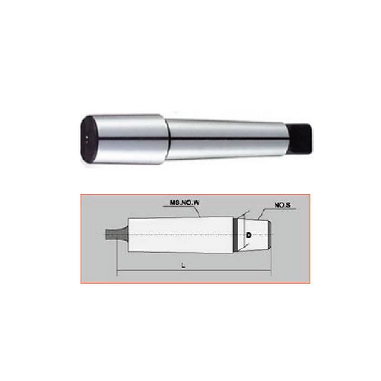 SKI - สกี จำหน่ายสินค้าหลากหลาย และคุณภาพดี | MEXCO #MT2-JT4 แกนเตเปอร์ 124 มิล