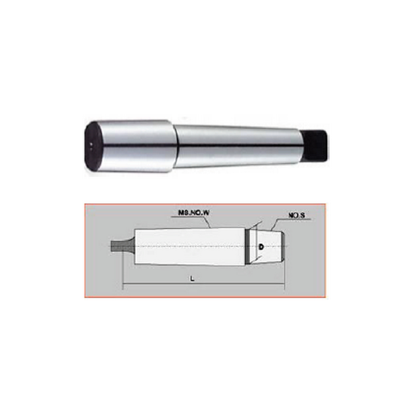 SKI - สกี จำหน่ายสินค้าหลากหลาย และคุณภาพดี | MEXCO #MT3-JT6 แกนเตเปอร์ 126 มิล