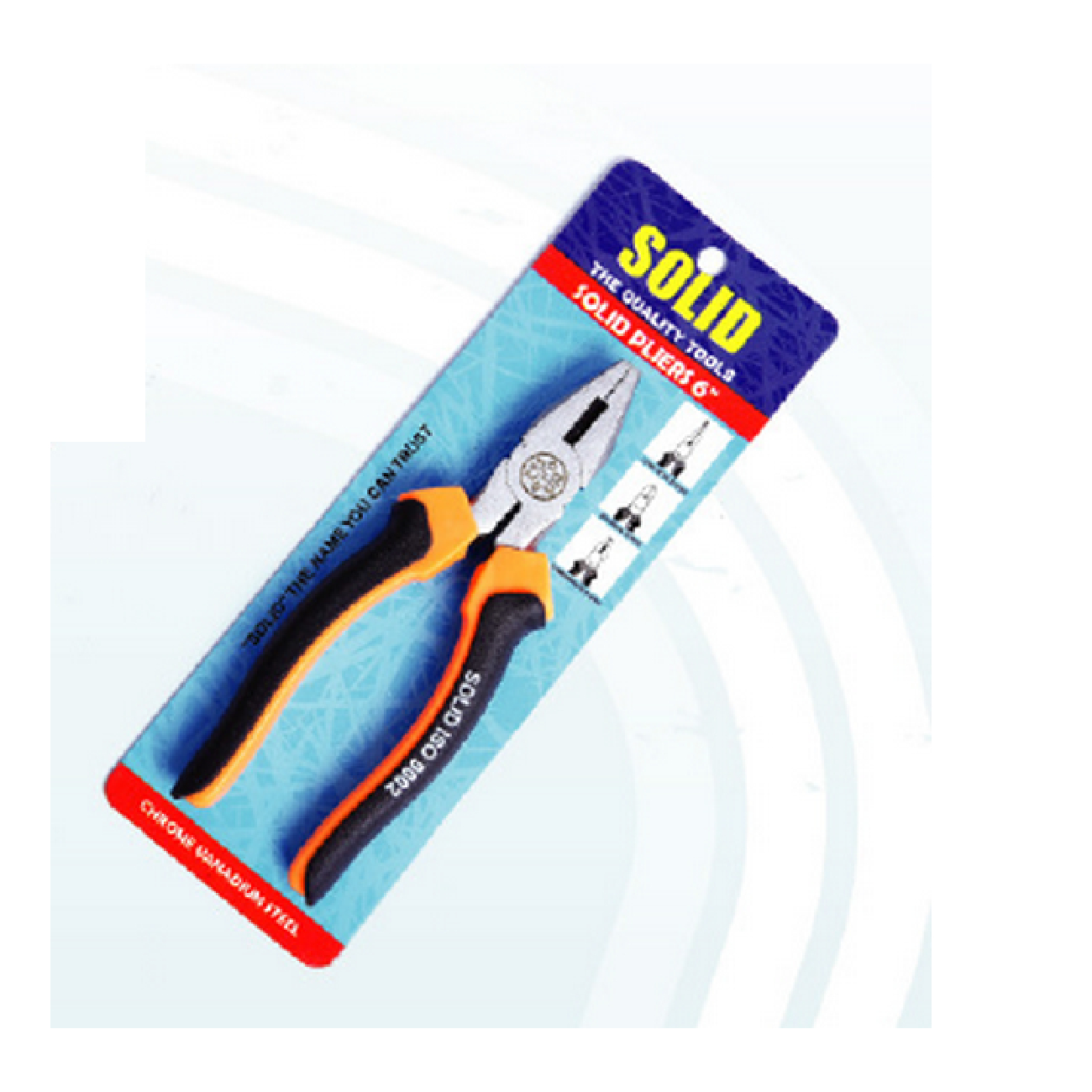 SKI - สกี จำหน่ายสินค้าหลากหลาย และคุณภาพดี | SOLID คีมปากจิ้งจกด้ามหนา 8นิ้ว