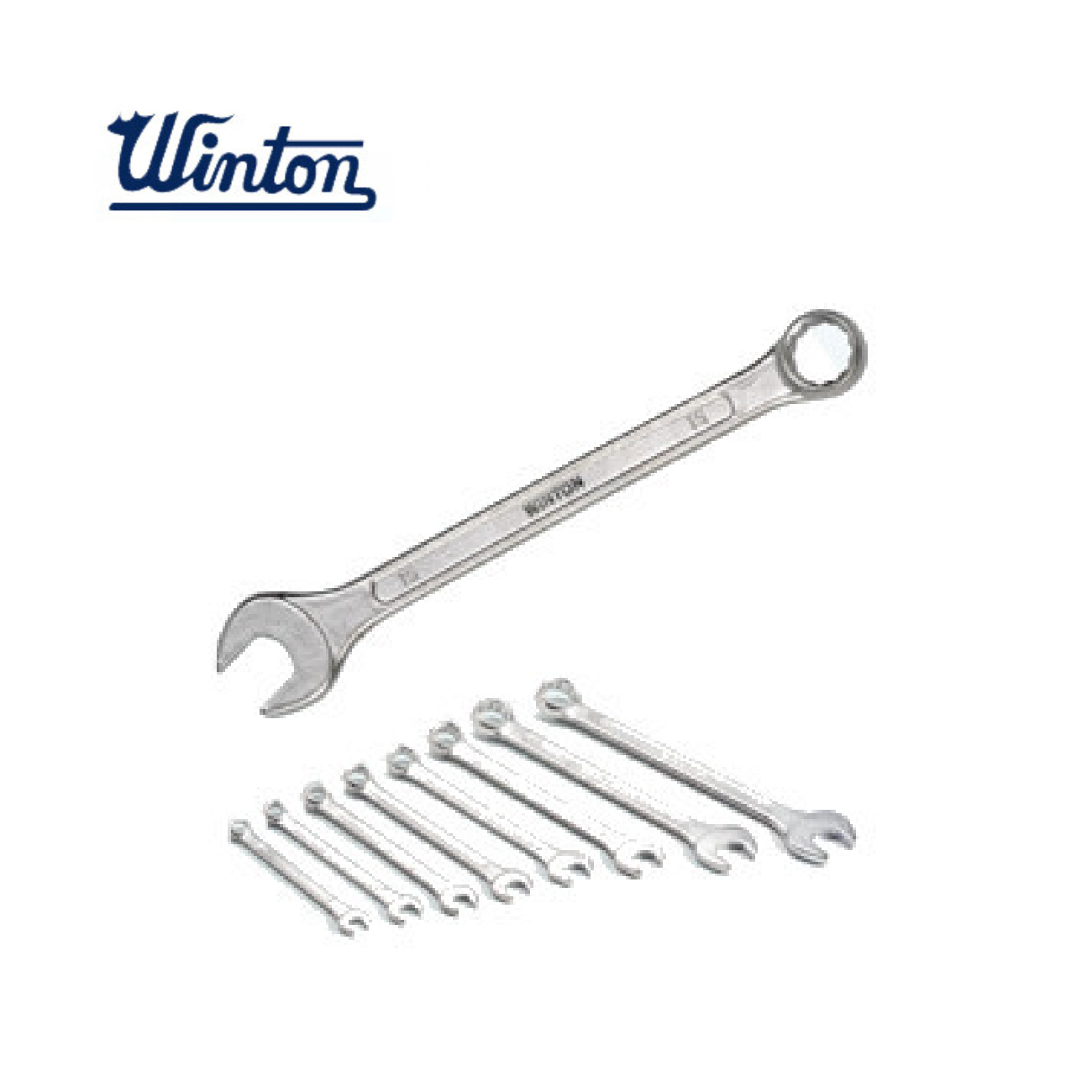 SKI - สกี จำหน่ายสินค้าหลากหลาย และคุณภาพดี | WINTON ประแจแหวนข้างปากตายรุ่น Super 19mm. (ขายขั้นต่ำ 6 ชิ้น)