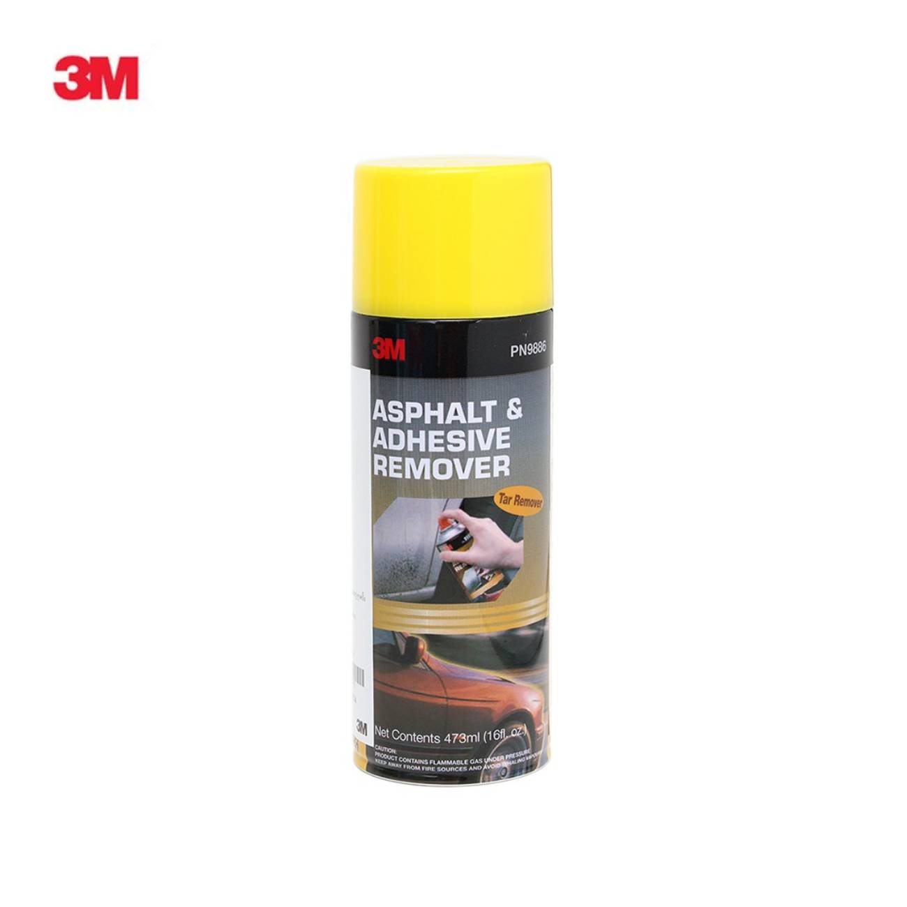 SKI - สกี จำหน่ายสินค้าหลากหลาย และคุณภาพดี | 3M PN9886 #7100251853 (XS002003746) ผลิตภัณฑ์ลบคราบยางมะตอย 473 ml. (12 กระป๋อง/กล่อง)