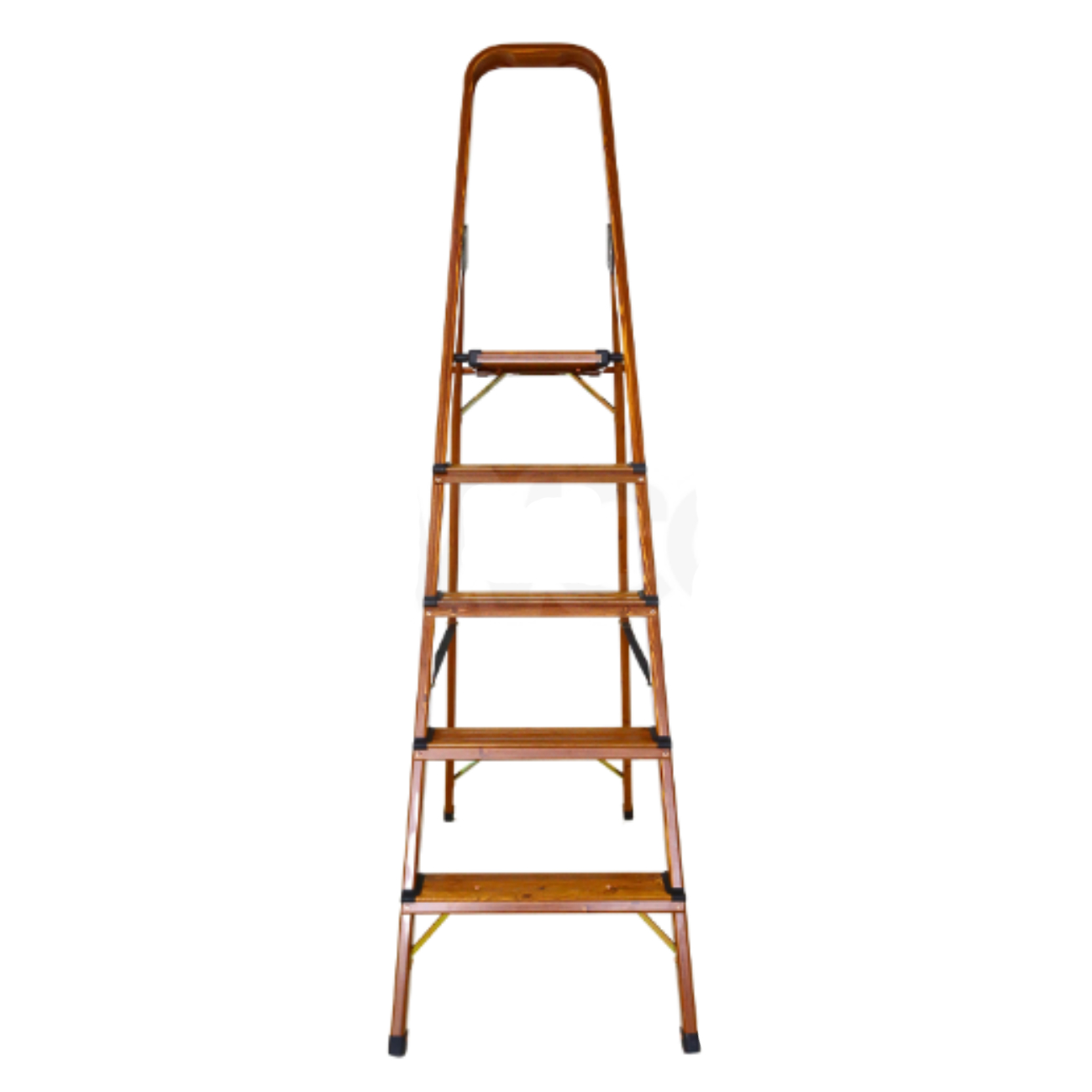 SKI - สกี จำหน่ายสินค้าหลากหลาย และคุณภาพดี | LEOPRO NCW110A บันไดพับอลูมิเนียมลายไม้ ROSEWOOD 5 ขั้น