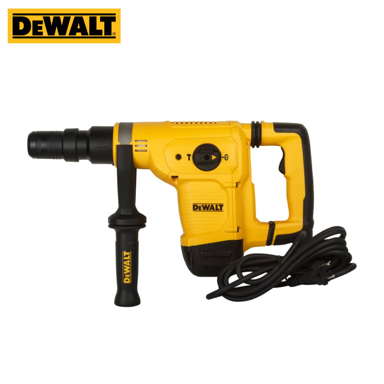 SKI - สกี จำหน่ายสินค้าหลากหลาย และคุณภาพดี | DEWALT D25811K-B1 เครื่องสกัด 5 กก. HEX 17 มม. 1050W
