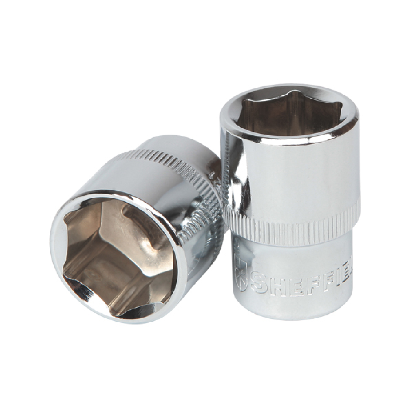 SKI - สกี จำหน่ายสินค้าหลากหลาย และคุณภาพดี | SHEFFIELD S011617 ลูกบ๊อกสั้น 6 เหลี่ยม ขนาด 1/2 นิ้ว เบอร์ 17