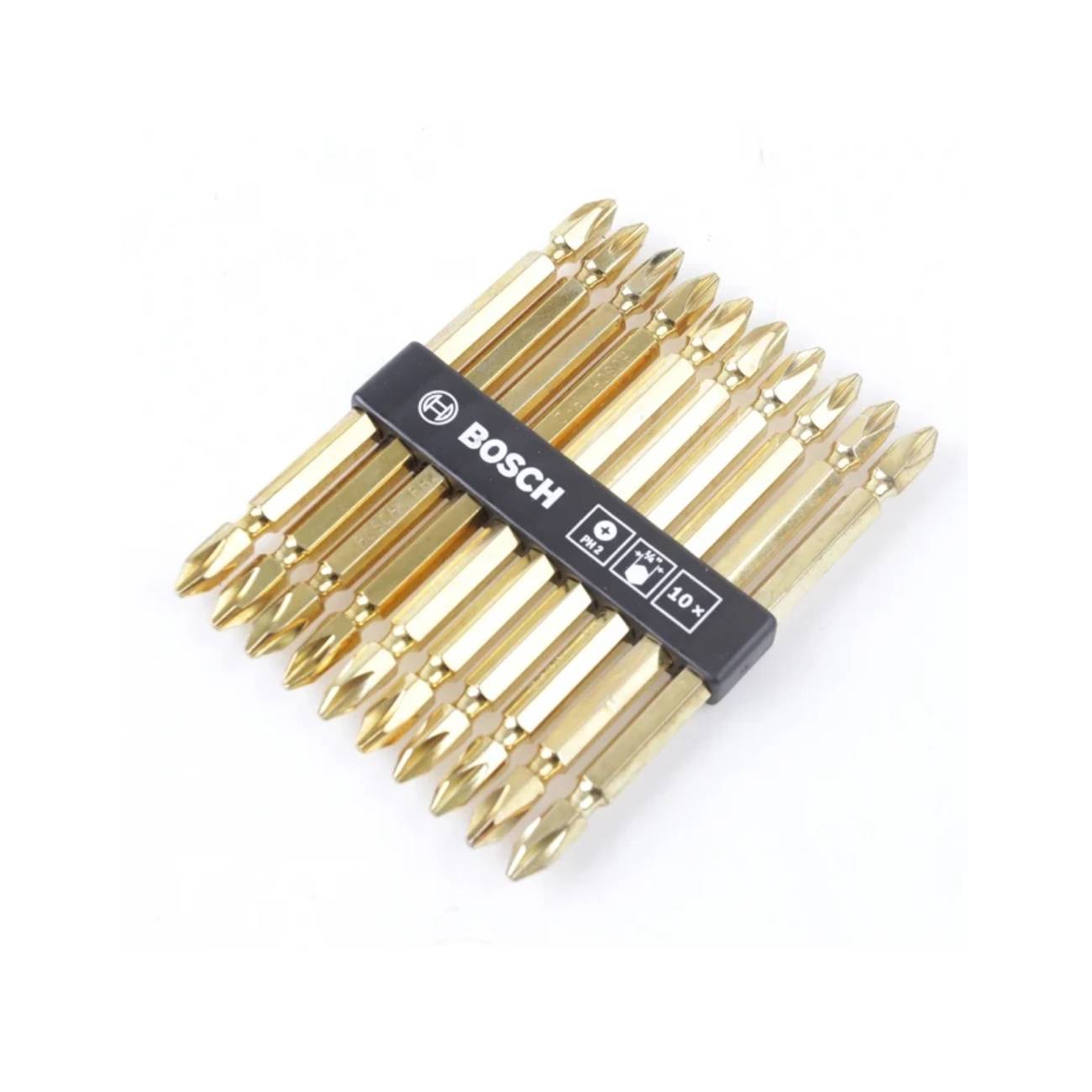 SKI - สกี จำหน่ายสินค้าหลากหลาย และคุณภาพดี | BOSCH 2608522373 ดอกไขควง PH2x100มม สีทอง (แพ๊ค100ชิ้น)