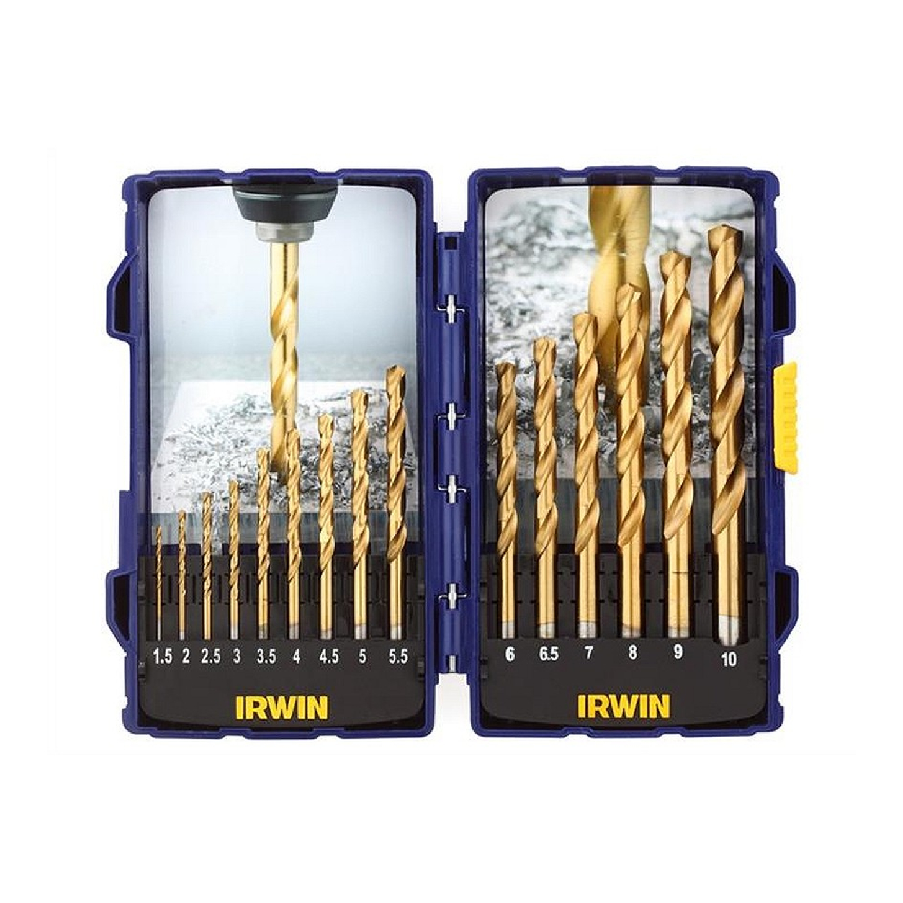 SKI - สกี จำหน่ายสินค้าหลากหลาย และคุณภาพดี | IRWIN รุ่น 10503991 ชุดดอกสว่านไฮสปีด 15 ตัวชุด (1.5-10มิล)