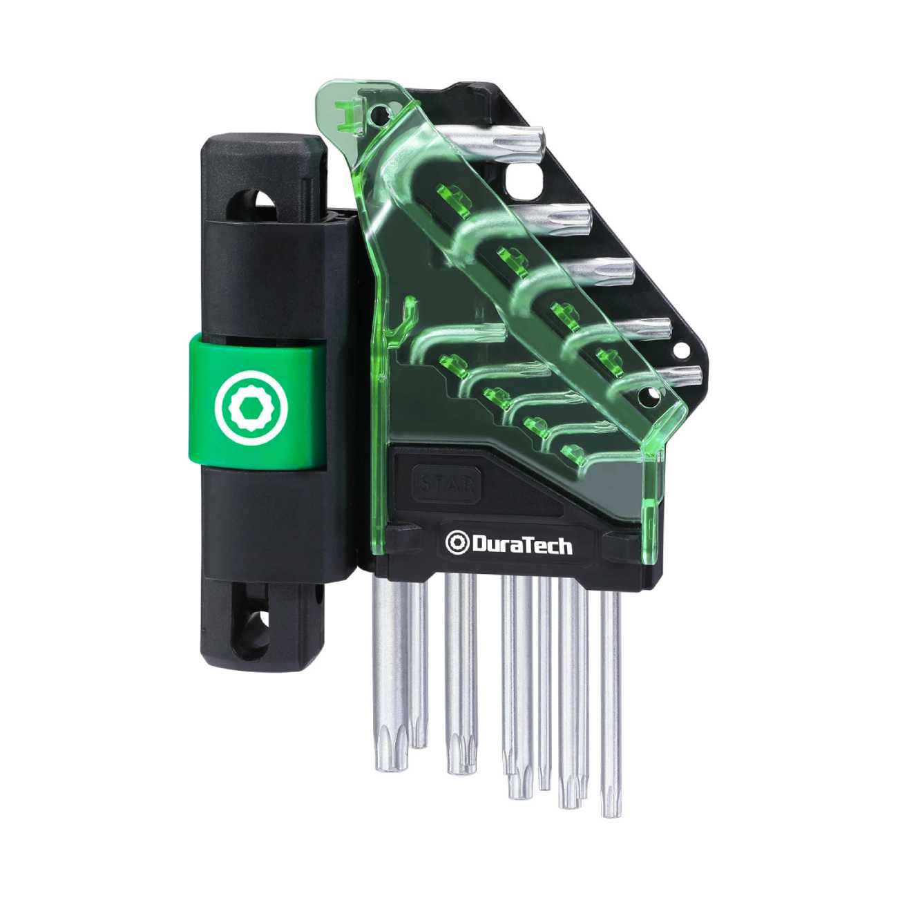 SKI - สกี จำหน่ายสินค้าหลากหลาย และคุณภาพดี | DURATECH DT404003 ชุดประแจ 6 เหลี่ยม (T9/T10/T15/T20/T25/T27/T30/T40/T45/T50) จำนวน 10 ชิ้น