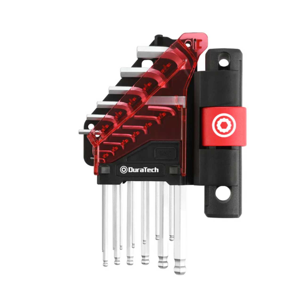 SKI - สกี จำหน่ายสินค้าหลากหลาย และคุณภาพดี | DURATECH DT404001 ชุดประแจ 6 เหลี่ยม ขนาด 1/20(0.05), 1/16, 5/64, 3/32, 7/64, 1/8, 9/64, 5/32 นิ้ว จำนวน 13 ชิ้น