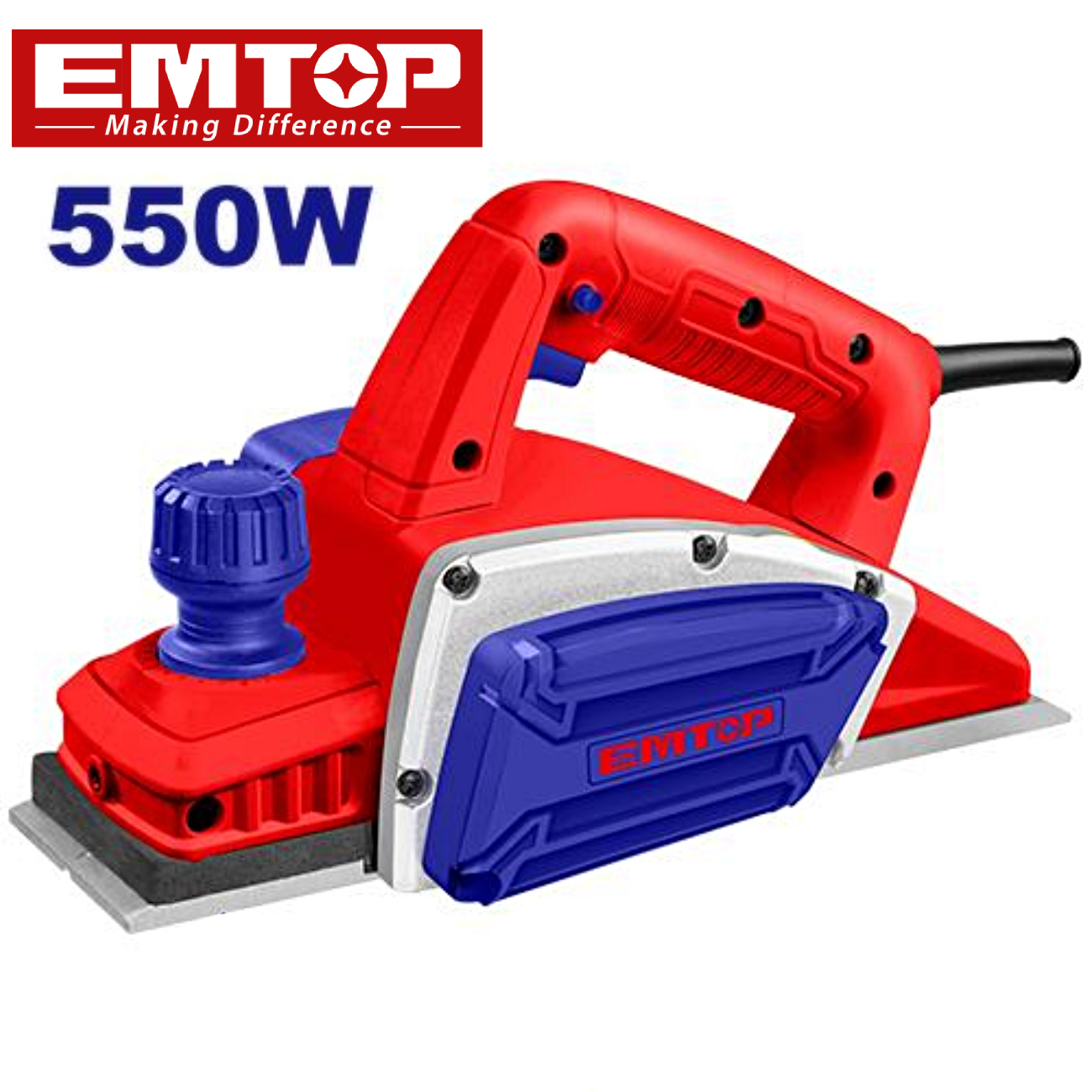 SKI - สกี จำหน่ายสินค้าหลากหลาย และคุณภาพดี | EMTOP EECR0551 กบไฟฟ้า 550W 16000 rpm