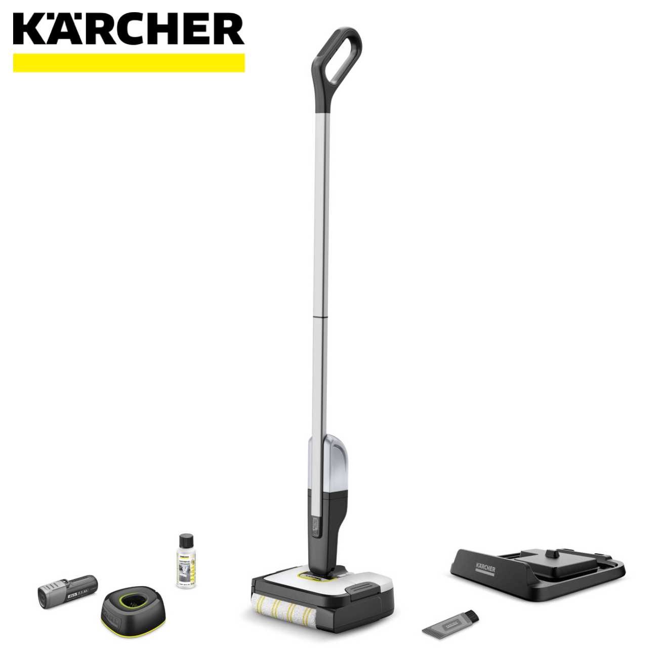 SKI - สกี จำหน่ายสินค้าหลากหลาย และคุณภาพดี | KARCHER 1.056-201.0 ไม้ถูพื้นไร้สาย FC 2-4 Battery Set