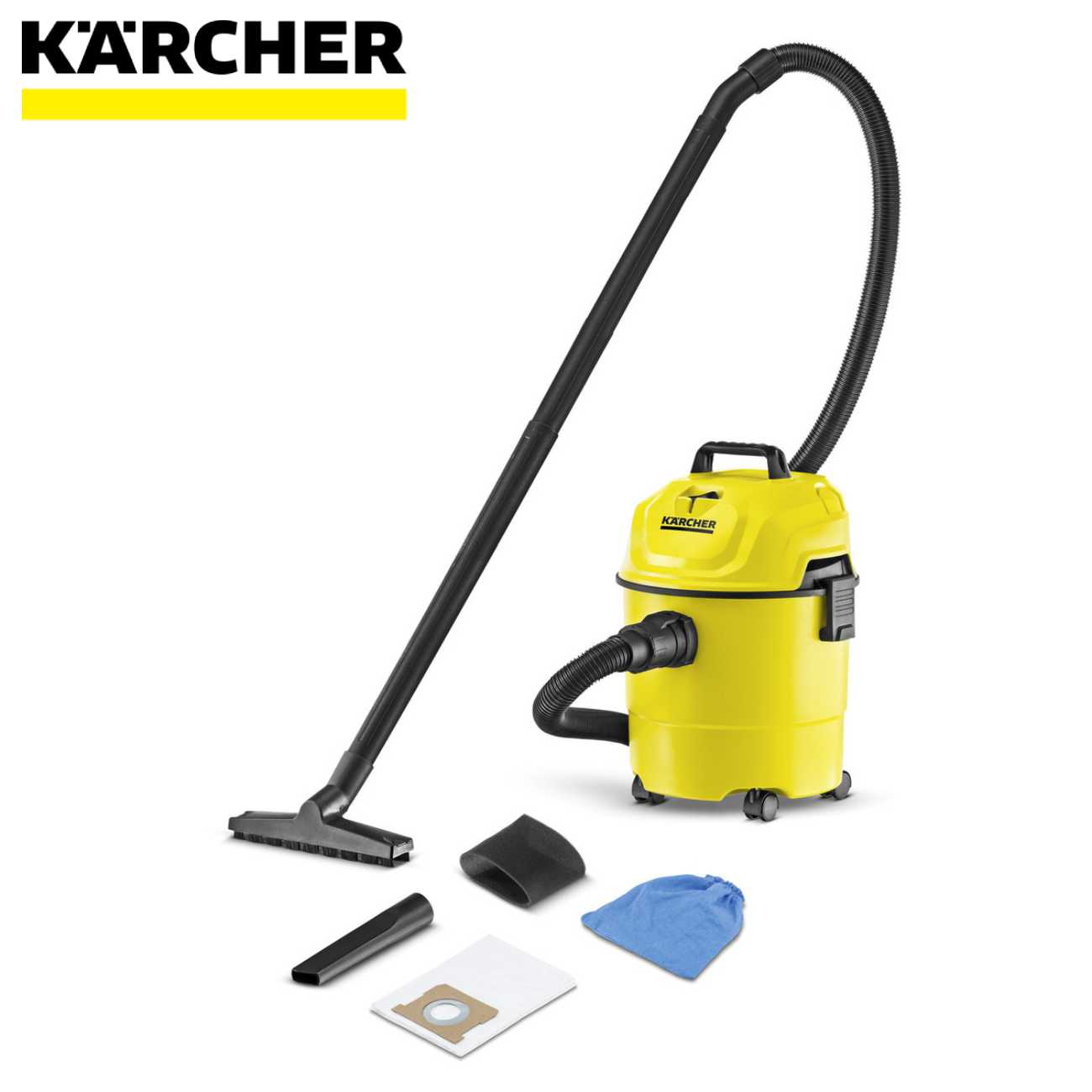 SKI - สกี จำหน่ายสินค้าหลากหลาย และคุณภาพดี | KARCHER 1.098-322.0 เครื่องดูดฝุ่นแบบเปียกและแห้ง WD 1 Classic