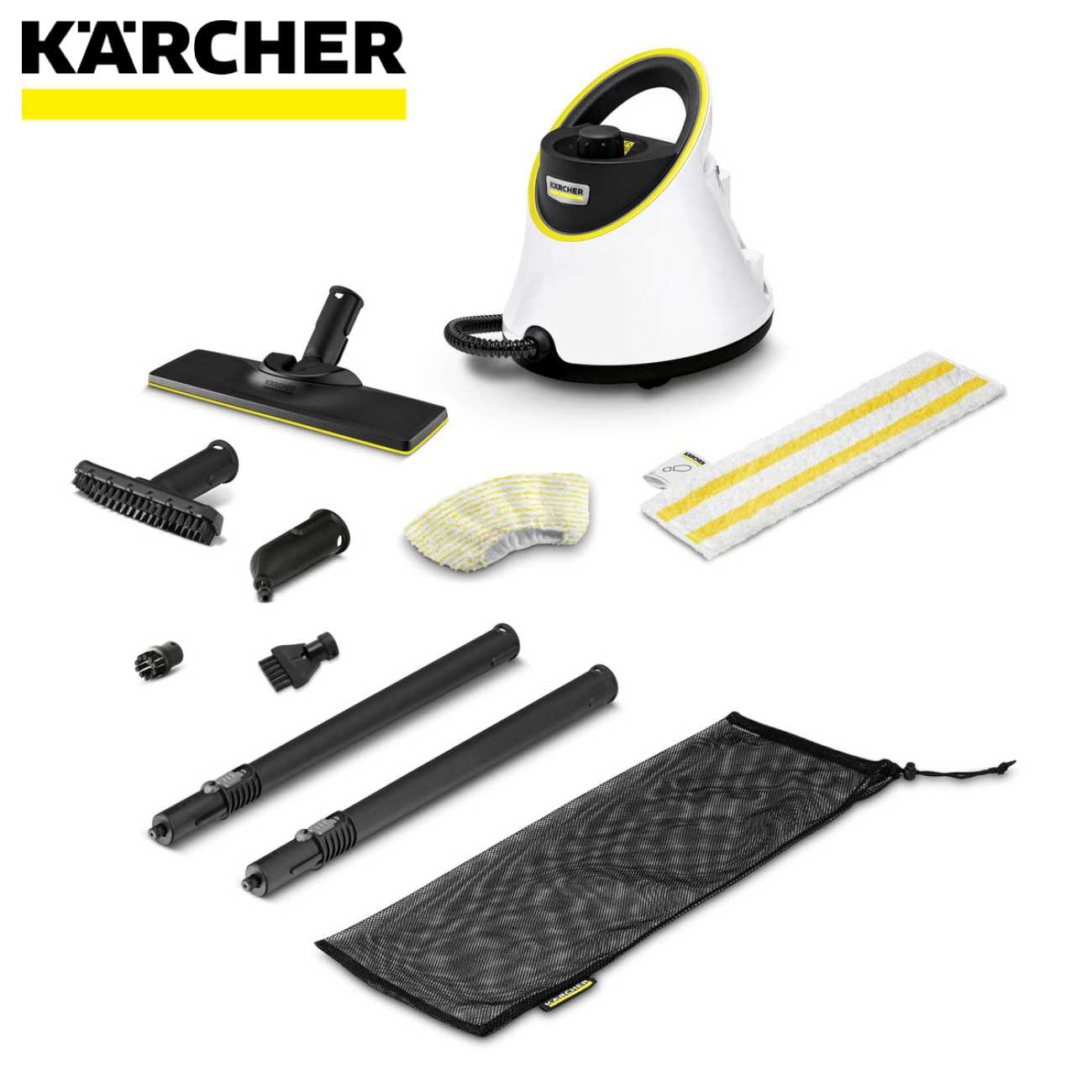 SKI - สกี จำหน่ายสินค้าหลากหลาย และคุณภาพดี | KARCHER 1.513-403.0 เครื่องทำความสะอาดระบบไอน้ำ SC 2 Deluxe