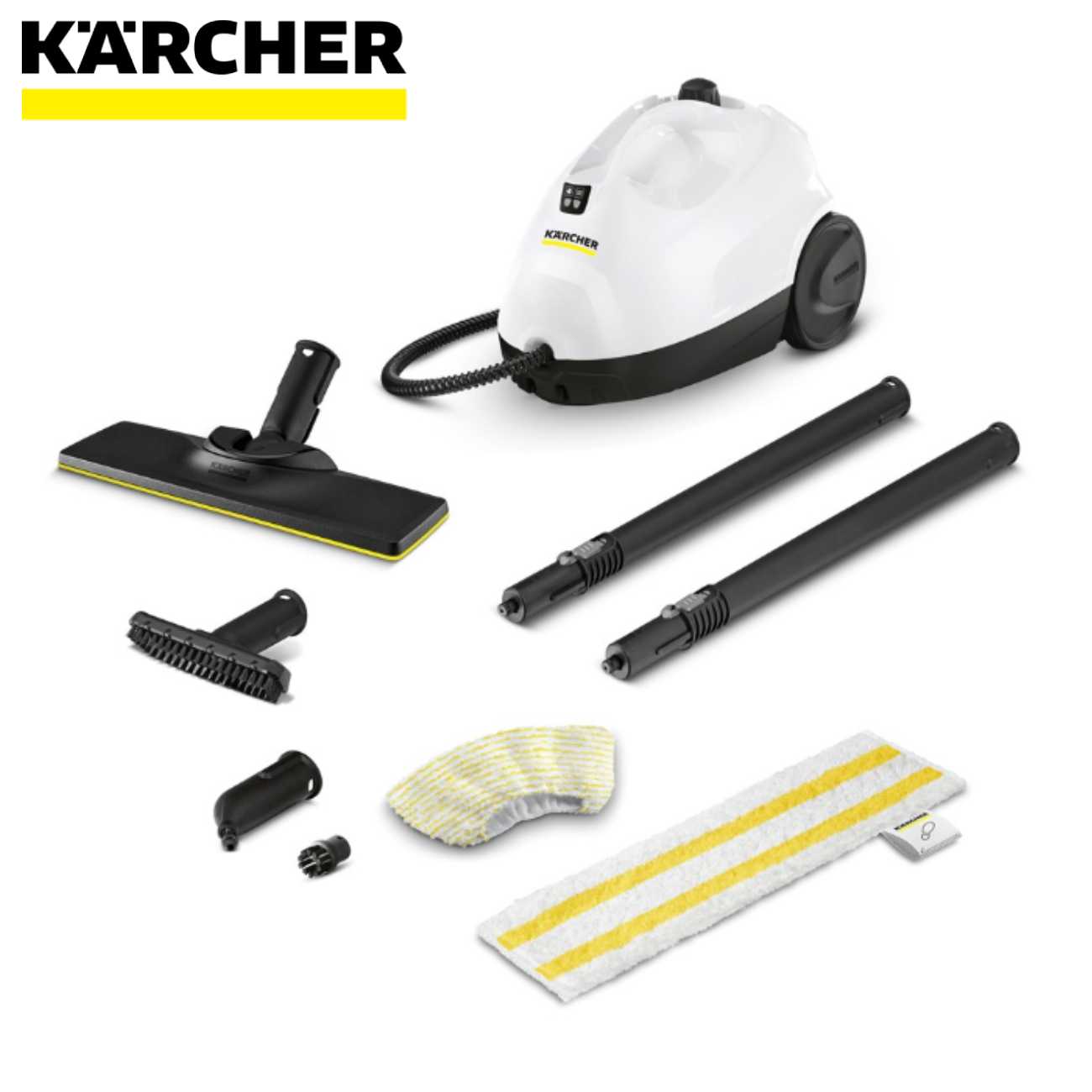 SKI - สกี จำหน่ายสินค้าหลากหลาย และคุณภาพดี | KARCHER 1.513-607.0 เครื่องทำความสะอาดระบบไอน้ำ SC 2 EasyFix