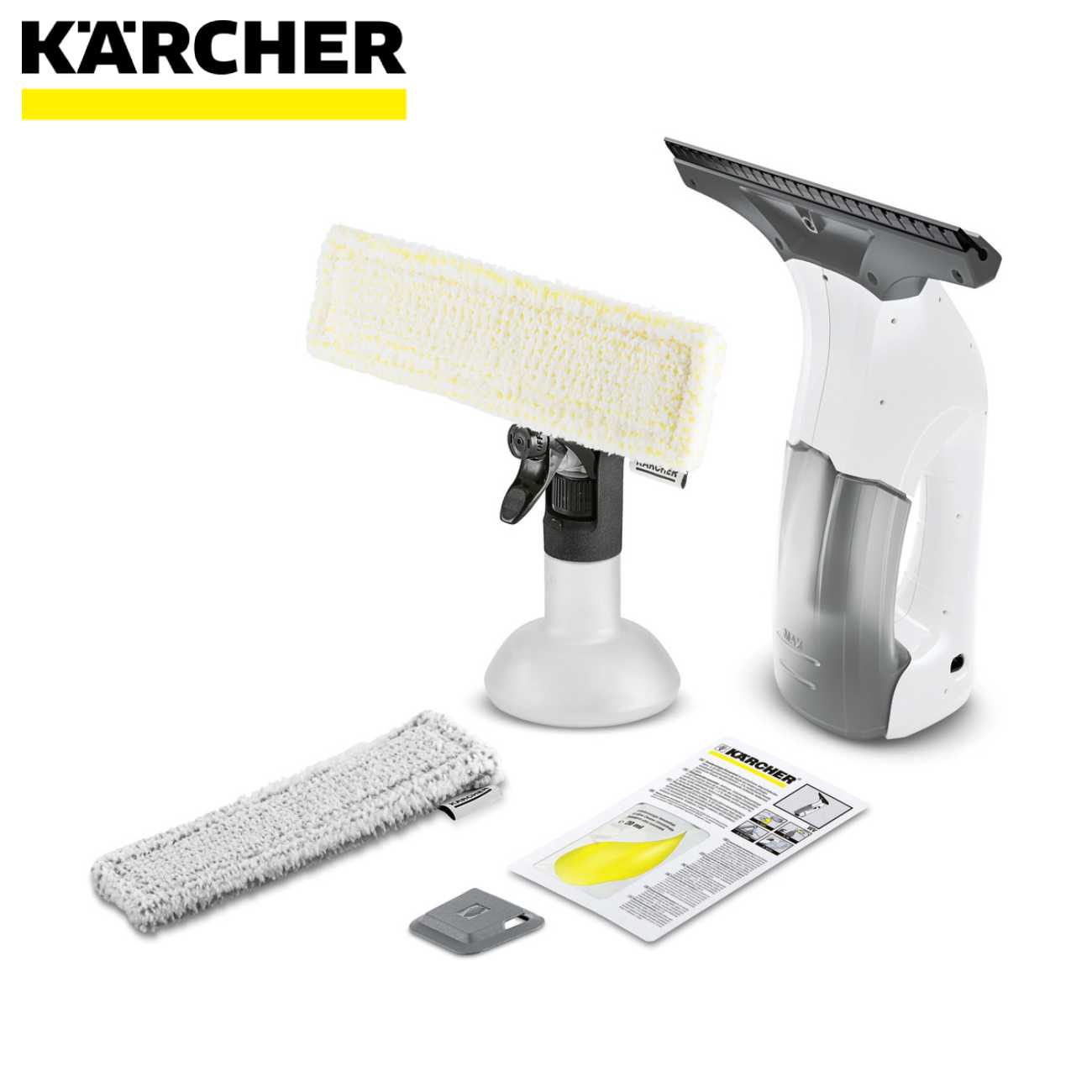 SKI - สกี จำหน่ายสินค้าหลากหลาย และคุณภาพดี | KARCHER 1.633-202.0 เครื่องเช็ดกระจกไร้สาย WV 1 Premium