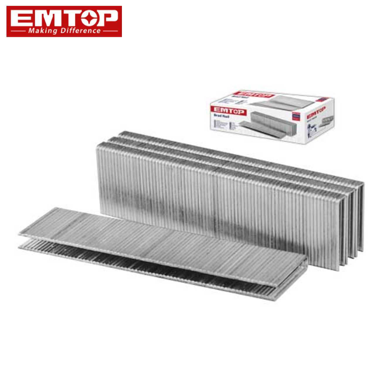 SKI - สกี จำหน่ายสินค้าหลากหลาย และคุณภาพดี | EMTOP ENAL18252 ตะปูขาคู่ (1กล่อง/2500pcs) (16กล่อง/ลัง)