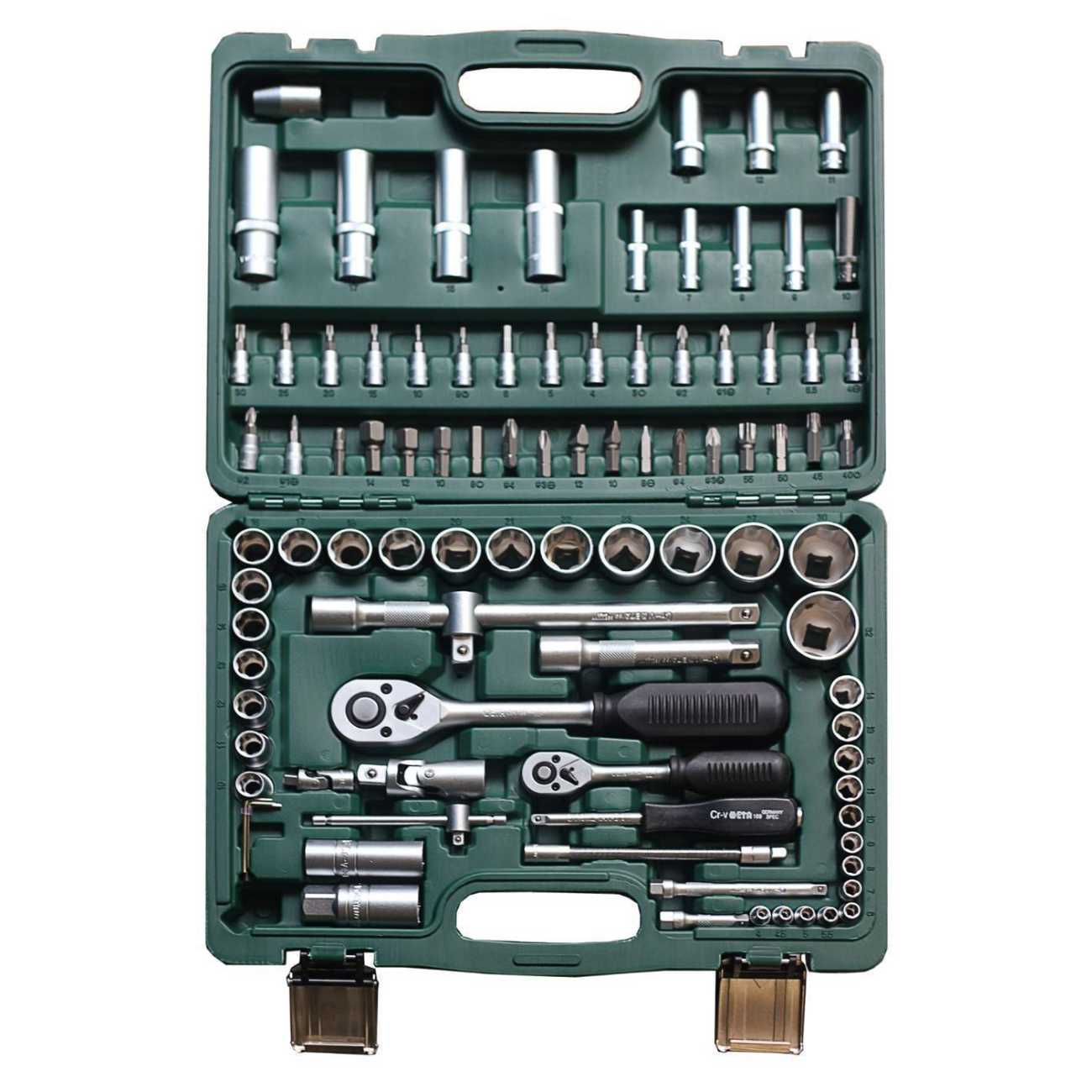 SKI - สกี จำหน่ายสินค้าหลากหลาย และคุณภาพดี | META บ๊อกชุด 94 ตัวชุด เยอรมัน (1/4-1/2นิ้ว) (100210)