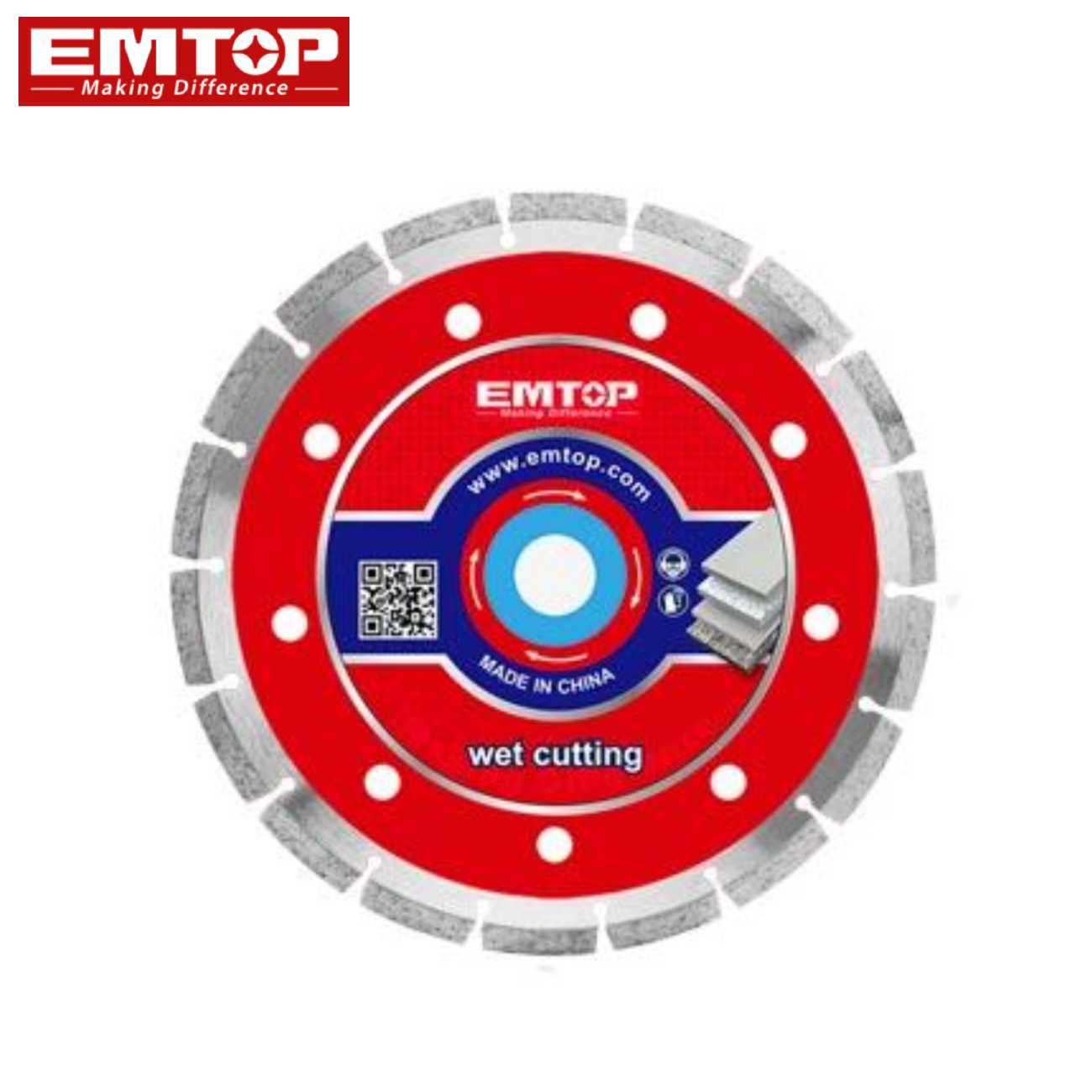 SKI - สกี จำหน่ายสินค้าหลากหลาย และคุณภาพดี | EMTOP EDDC044052 แผ่นเพชรสำหรับขอบเชื่อมด้วยเลเซอร์ตัดคอนกรีต