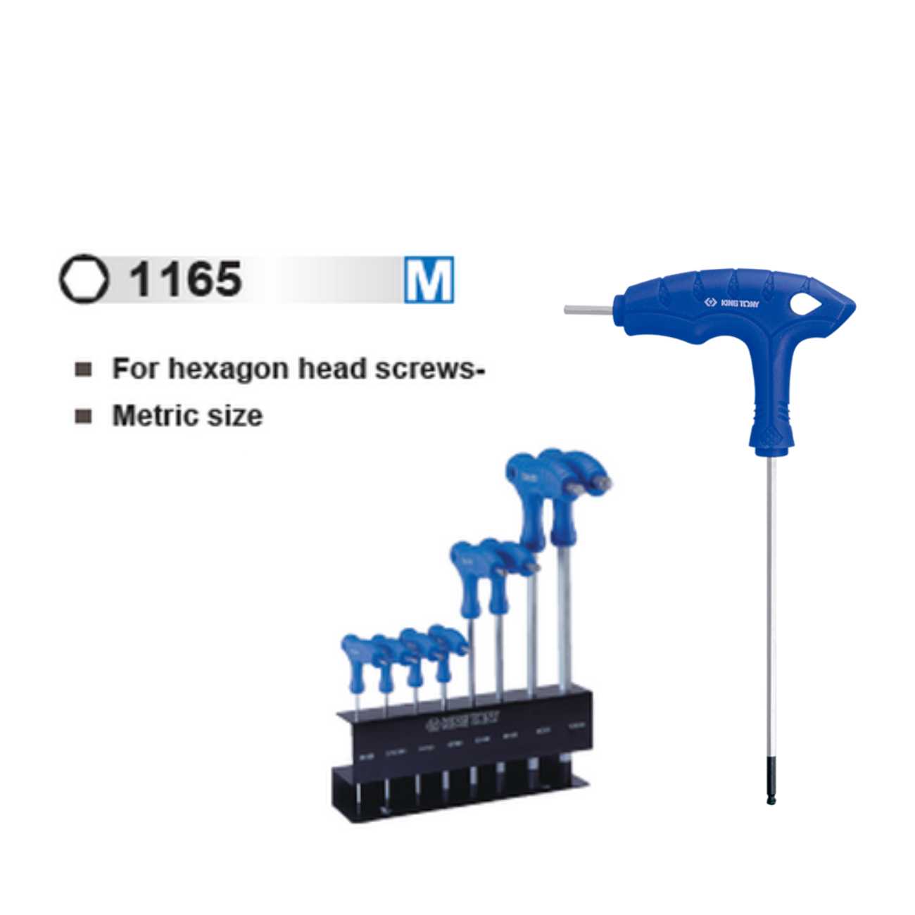 SKI - สกี จำหน่ายสินค้าหลากหลาย และคุณภาพดี | KINGTONY ประแจหกเหลี่ยมด้ามตัว L #3 #1165