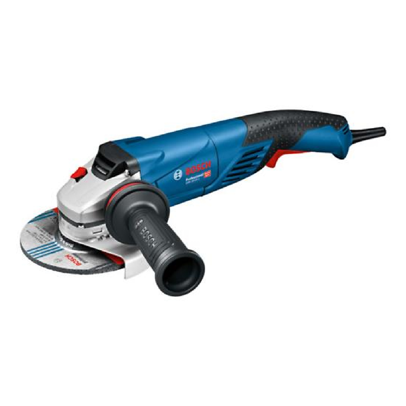 SKI - สกี จำหน่ายสินค้าหลากหลาย และคุณภาพดี | BOSCH GWS18-125L เครื่องเจียร์ 5" 1800 วัตต์ มีระบบป้องกันการสะบัด, (เครื่องทรงหางยาว) #06017A30K0
