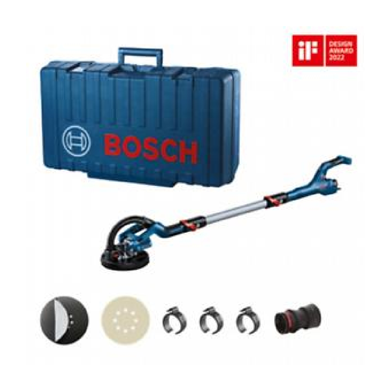 SKI - สกี จำหน่ายสินค้าหลากหลาย และคุณภาพดี | BOSCH GTR 550 เครื่องขัดฝ้า และ ผนัง ขนาด 550 วัตต์ 340-910 รอบ/นาที ปรับความยาวได้ 3 ระดับ #06017D40K0