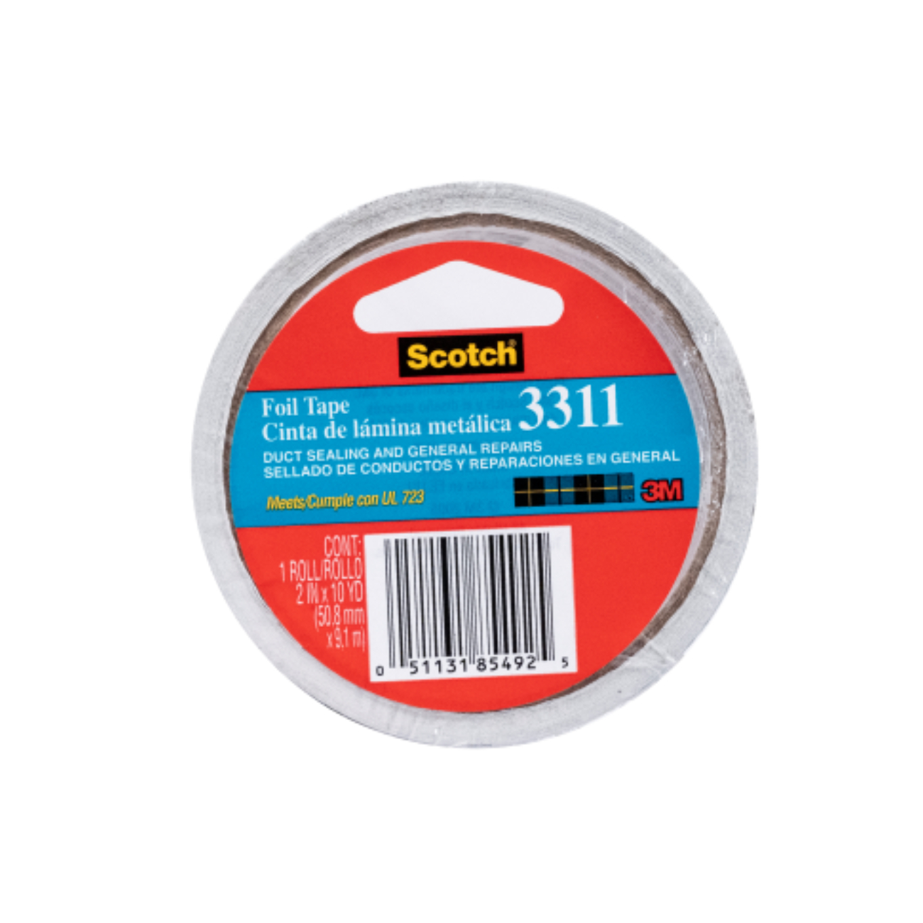 SKI - สกี จำหน่ายสินค้าหลากหลาย และคุณภาพดี | 3M #7010383663 (70071352390) เทปอลูมิเนียมสำหรับงานทั่วไป 2 นิ้ว ยาว 10 หลา (9.1ม.)(ราคาต่อม้วน)(24ม้วน/ลัง)