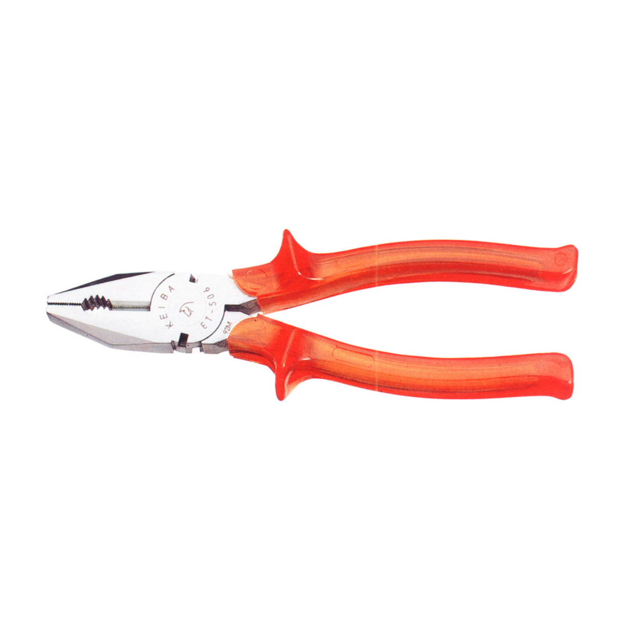 SKI - สกี จำหน่ายสินค้าหลากหลาย และคุณภาพดี | KEIBA ET508 คีมปากจิ้งจก 8นิ้ว ด้ามหนา ปัดเงา