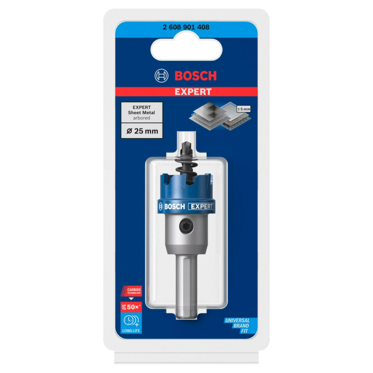 SKI - สกี จำหน่ายสินค้าหลากหลาย และคุณภาพดี | BOSCH 2608901408 โฮลซอเจาะสแตนเลส/เหล็ก TCT EXPERT 25 mm.