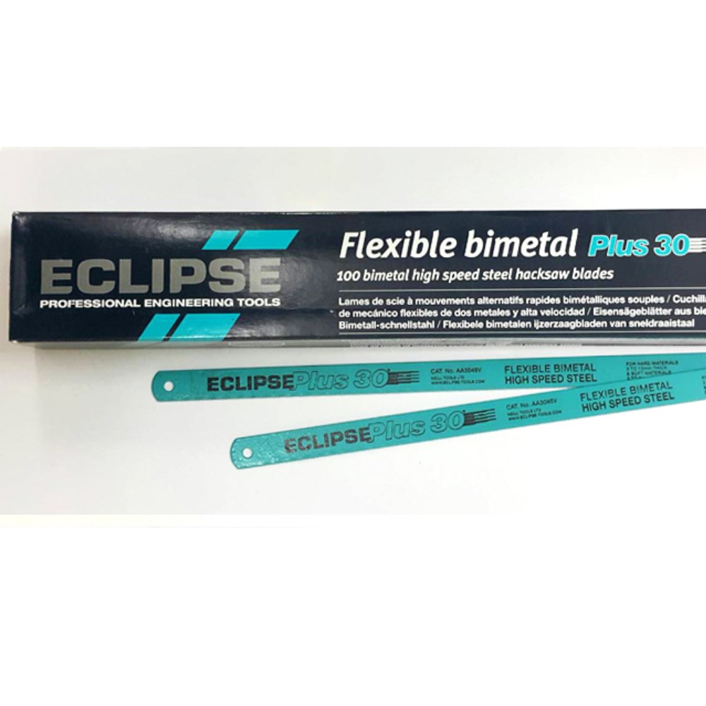 ECLIPSE Bi-Metal ใบเลื่อยตัดเหล็กหน้าเล็ก รุ่นอ่อนตัว 1/2นิ้ว-12นิ้ว-32T กล่องละ 100 ใบ