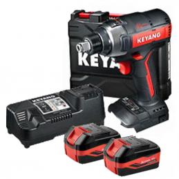 KEYANG DW18BLA บล๊อคกระแทกไร้สาย 18V 210NM, Brushless แบตเตอรี่ 5.0Ah 2 ก้อน แท่นชาร์ต 1 อัน