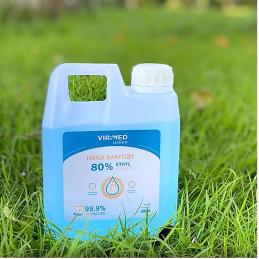 VIRIMED เวอรีเมด แอลกอฮอล์ แฮนด์ ซานิไทเซอร์ รีฟิล 1,000 ml  (ViriMed Alcohol Hand Sanitizer 80%)