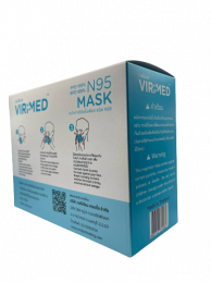 VIRIMED-หน้ากากอนามัย-N95-แบบใช้ครั้งเดียว-กล่อง-10-ชิ้น