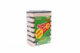 SKI - สกี จำหน่ายสินค้าหลากหลาย และคุณภาพดี | 3M สก๊อตช์ไบรต์ ฟองน้ำใหญ่ 3.5x6 (แพ็ค6+1ชิ้น) #XN002030353