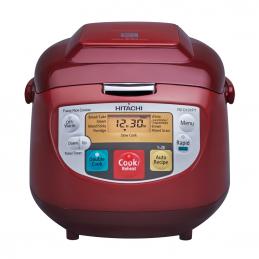 HITACHI RZ-D10 VF หม้อหุงข้าวระบบฟัซซี่คอนโทรล - หุงพร้อมปรุงอาหาร   1.0 ลิตร 540 วัตต์ 1 LITE สีแดงทูโทน