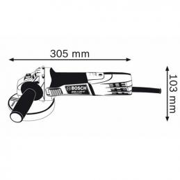 BOSCH GWS7-100ET เครื่องเจียร 4นิ้ว 720W แรงบิดสูง, ปรับรอบได้ #06013885K0