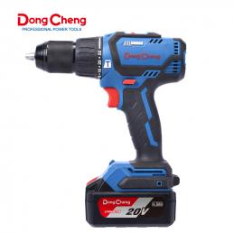 SKI - สกี จำหน่ายสินค้าหลากหลาย และคุณภาพดี | Dongcheng(DCดีจริง) DCJZ05-13(TYPE EM) สว่านกระแทกไร้สาย 20V ไร้แปรงถ่าน แบต Li-ion 4.0Ahx2 , แท่นชาร์จx1 แบตเตอรี่แท้ โวลต์แท้