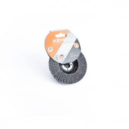SKI - สกี จำหน่ายสินค้าหลากหลาย และคุณภาพดี | KENDO 77808027 จานทรายซ้อนหลังแข็ง Ø115 4.6นิ้ว #80 (ขายขั้นต่ำ 10 ชิ้น)