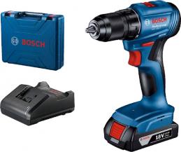 SKI - สกี จำหน่ายสินค้าหลากหลาย และคุณภาพดี | BOSCH GSR 185-LI สว่านไขควงไร้สาย 4 หุน 18V Brushless motor แบต 2.0Ahx1+แท่นชาร์จ #06019K30K1