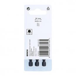 BOSCH ดอกไขควง สีดำ Impact Control PH1/2/3 Power Bits #2608522491